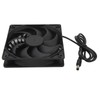 Solar Panel Fan 10W Exhaust Fan Dual Layer Metal Shell