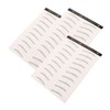 IWOWHERO 3 Sheets Hair Like Eyebrow Stickers Natural Look Temporary