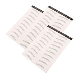 IWOWHERO 3 Sheets Hair Like Eyebrow Stickers Natural Look Temporary Brow Decals for Effortless Grooming Shaping for Women