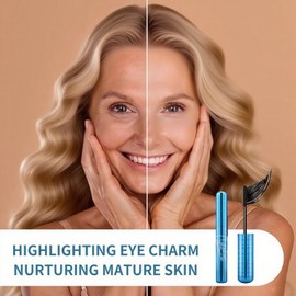 2-Pack Prime-Lash Mascara for Mature Ladies, Black Mascara for Older Women,Seniors, Volumising Waterproof Mascara for Thinning Lashes, Natural & Hypoallergenic for Sensitive Eyes, Smudge-Proof