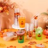 Thankgiving Plastic Cups Turkey Party Cups Autumn 12oz Disposable Clear