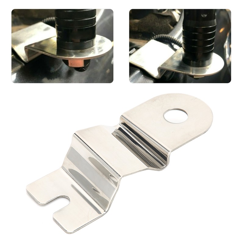 Car Antenna Mount Bracket UHF Stainless Steel Passenger Side Fit