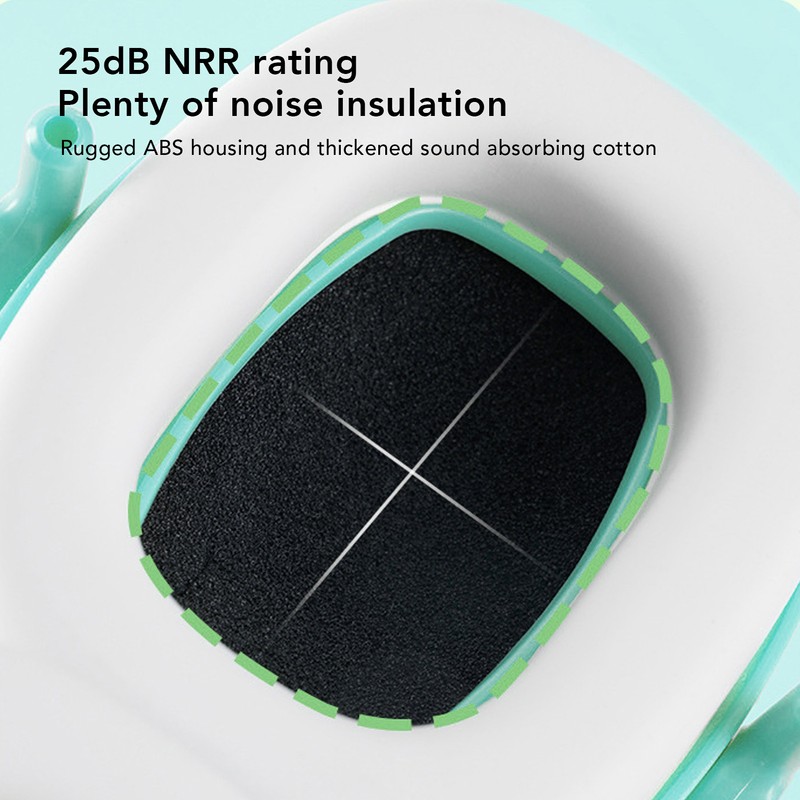 Noise Reduction Safety Ear Muffs 25dB Hearing Protection Earmuffs Sound