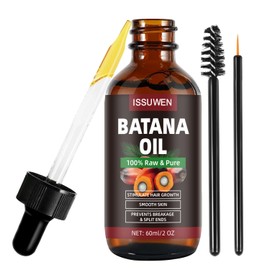 Batana Oil - 100% Natural from Honduras for Hair Growth, Eliminates Split Ends, Enhances Radiance & Nourishment for All Hair Types, 2.02 fl oz