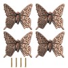 EMSea Drawer Pulls, Butterfly Shape, 4 Pieces Creative Drawer Knobs,