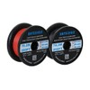 BNTECHGO 24 Gauge Silicone Wire Spool Red and Black Each