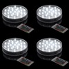 LARDUX Pack of 4 LED Lights Base with Remote -