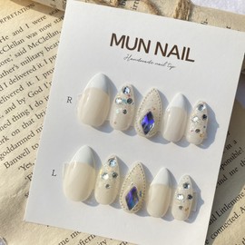 New summer product recommendationUyuni Desert Nail Tips - Long Point / 여름신상 추천우유니사막 네일팁 - 롱포인트