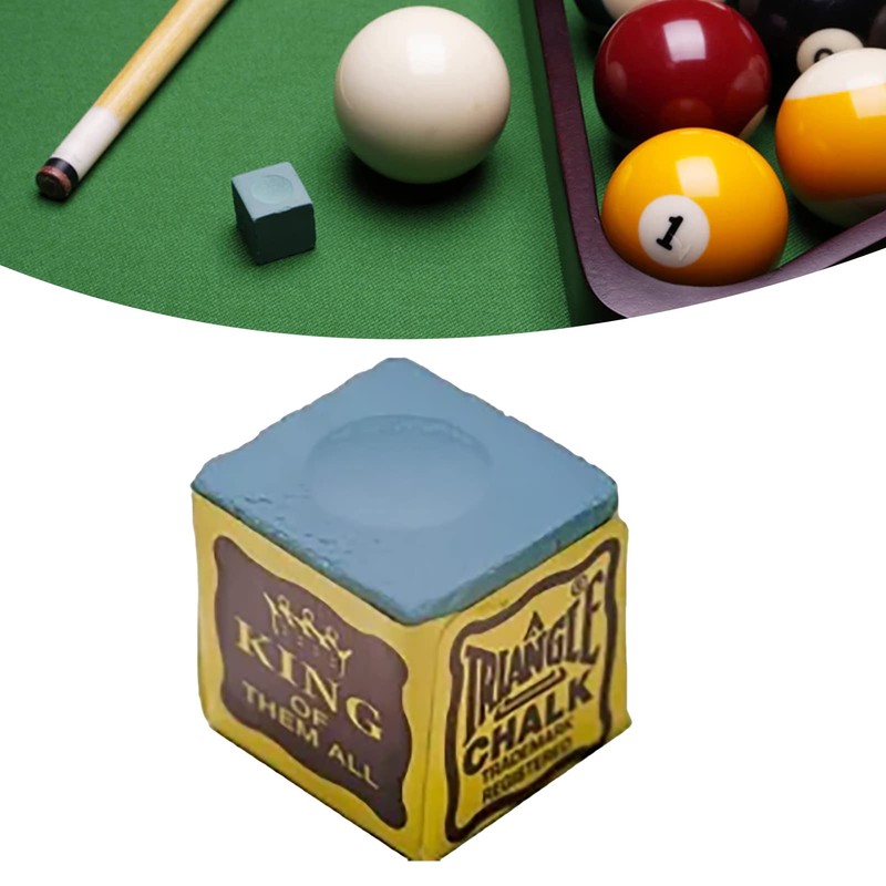 Ausla Pack of 12 Pool Chalk Cubes Non-Slip Pool Table