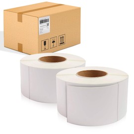 AMZ Supply Thermal Transfer Labels 3" x 5" Nonperforated. Pack of 4760 Thermal Shipping Labels with 3" core. Self-Adhesive Rolls. Mailing Postage. Printing Paper. Blank for Shipping