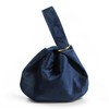 Bolso de mano pequeño de terciopelo con asa superior para