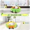 Avocado Heated Cat Bed - Cute Round Dog Bed, Warming