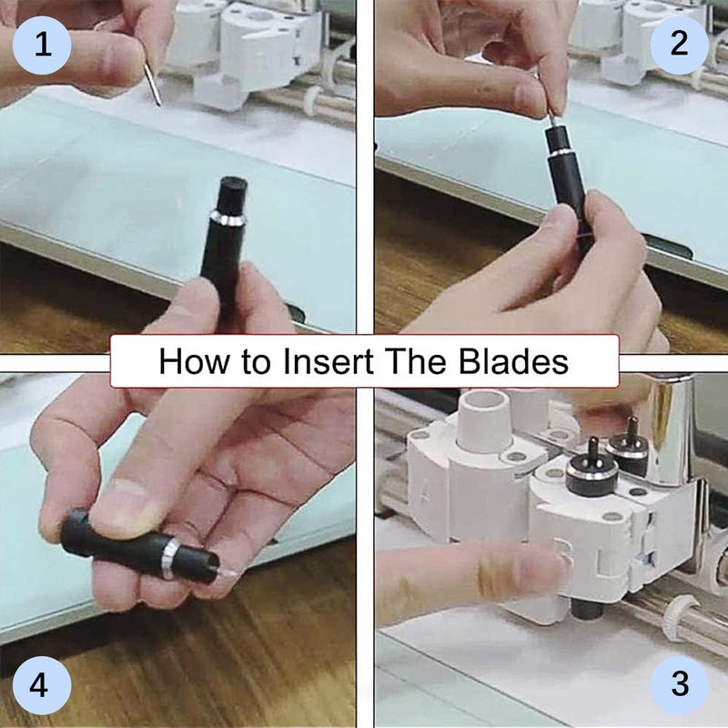 Pack of 40 Lettering Replacement Blades, Vinyl Cutter Plotter Cutting