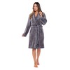 Turquaz Robes For Women, Womens Fleece Shawl Collar Soft Plush