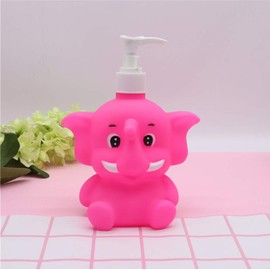 Hyever Elephant Koala Monkey Cute Cartoon Animal Hand Soap Pump Lotion, Hand Soap, Shampoo, Shower Gel Dispenser, Suitable for Bathrooms, Kitchen Countertops, Bathroom Accessories (Elephant)