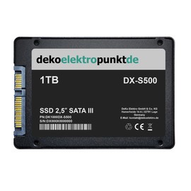 dekoelektropunktde 1TB SSD Festplatte passend für Gigabyte GA-Q67M-D2H-B3 Mainboard, Alternatives Ersatzteil 2,5" Zoll SATA3