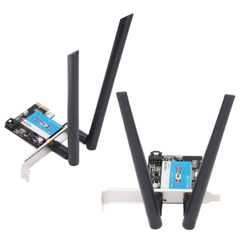 Wireless Card Dual Band 2.4GHz 5GHz PCIE Interface Network Computer