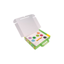 Jovi - Play&Fun Set for Painting with Coloured Sand, 8 Sand Tins and Dinosaur Painting Films, Gifts and Crafts for Girls and Boys from 3 Years (2106)