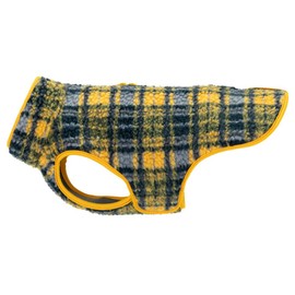 RC Pets Double-Layered, Adjustable Tundra Fleece | 18 Inches, Marigold Plaid