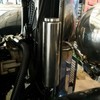 32oz Radiator Overflow Tank Bottle Polished Stainless Steel Coolant Catch