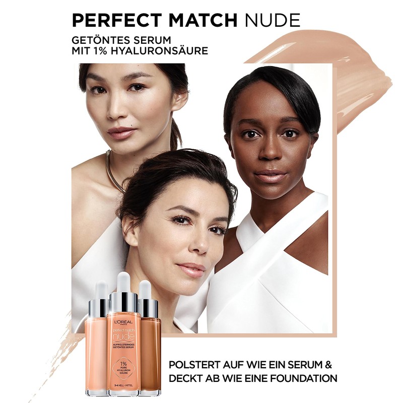 L'Oréal Paris Tinted Serum Nourishing Liquid Foundation with Hyaluronic Acid