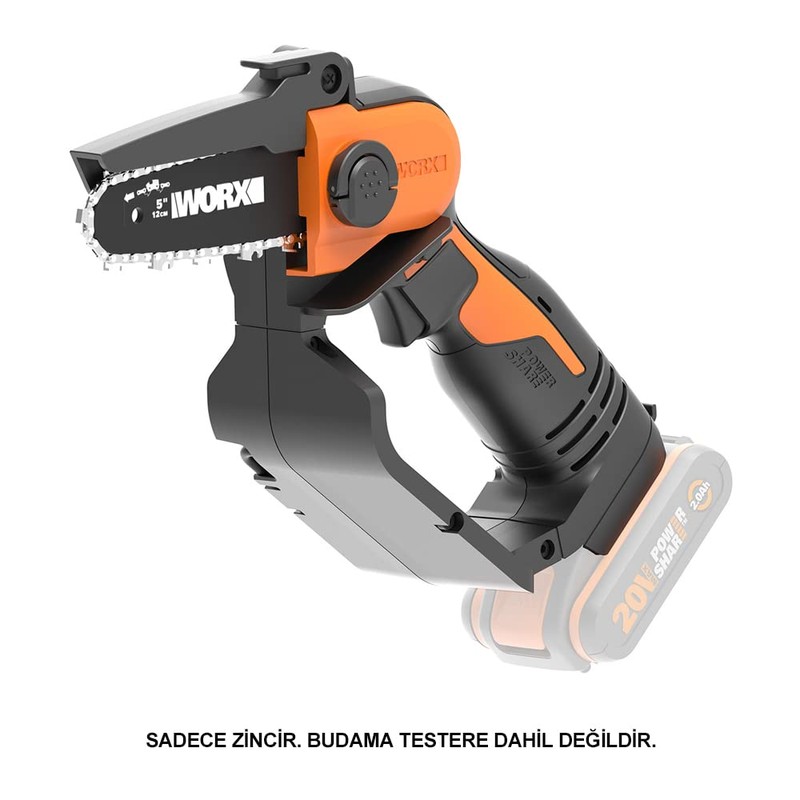 WORX WA0142 Chain for Cordless Chainsaw WG324E & WG324E.9, Black/Orange