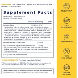 Probióticos Newrhythm Cápsulas Digestión Energía