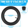 12.5x2.75/2.5/3.0(12-1/2x2-3/4) Inner Tube Compatible for E-500 E-750 E-900 E-1000 electric
