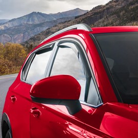 Voron Glass in-Channel Extra Durable Rain Guards for Volkswagen Taos 2022-2024, Window Deflectors, Vent Window Visors, 4 Pieces - 200538