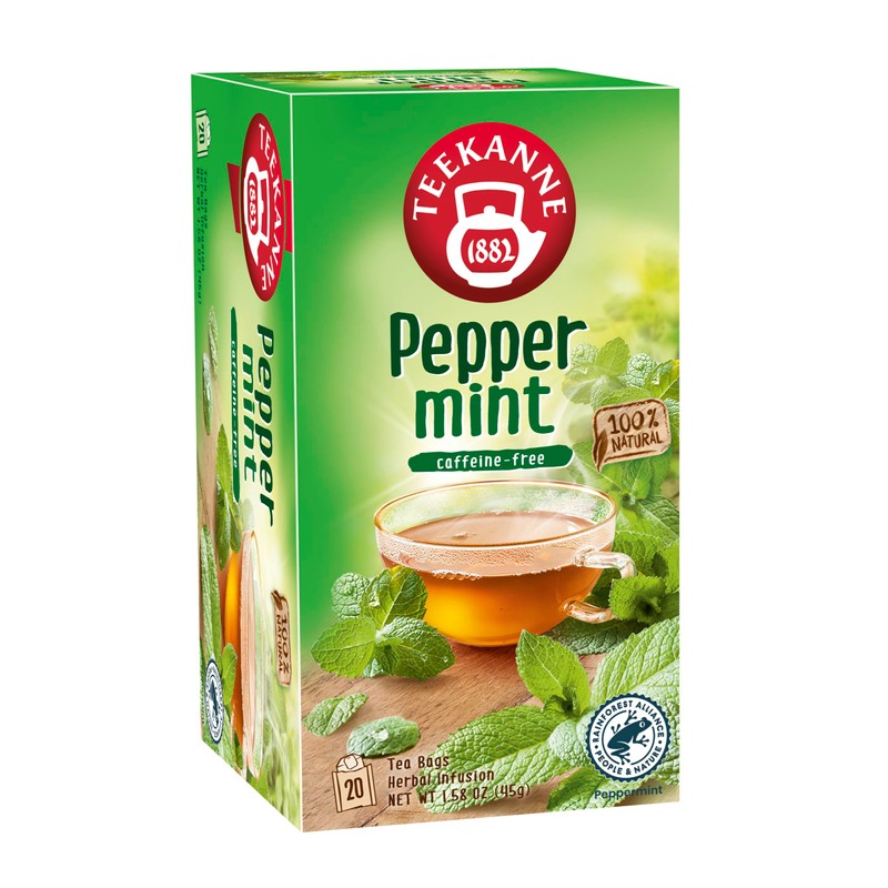 Teekanee Peppermint Herbal Infusion Tea 20 Teabags