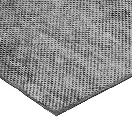 USA Sealing BULK-RS-NNFR70-6 Fabric-Reinforced Neoprene Rubber Sheet, No Adhesive, 70A, 1/8" Height, 12" Width, 12" Length