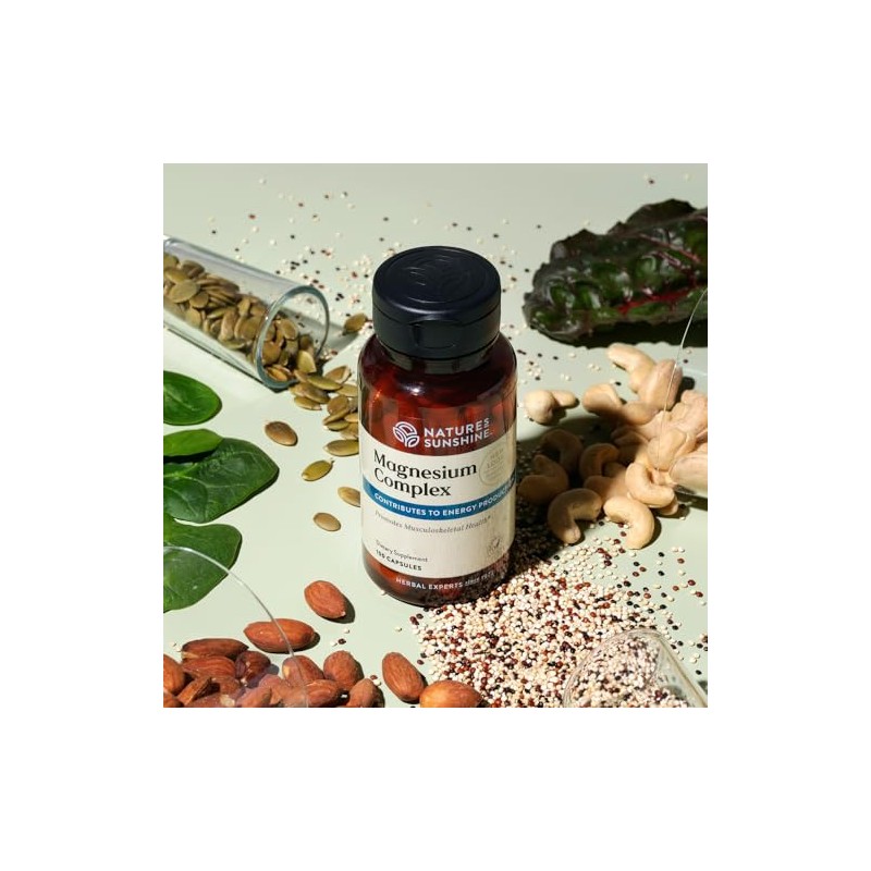 NATURE'S SUNSHINE Magnesium Complex Supplement, 100 Count