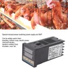 Digital PID Thermostat Temperature Controller Long 100V‑240V and 3.3ft M6