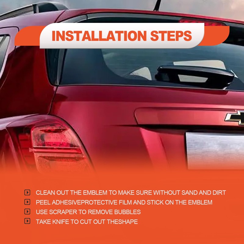 3PCS Matte Black Cut Your-Own Emblem Overlay DIY Decals for