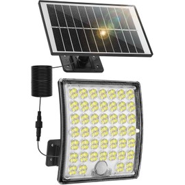 SENDALE Solarlampen für Außen,184 LED Kaltweiß Solarleuchten,IP65 Wasserdicht Solarlampen für Außen mit Bewegungsmelder für Terrasse, Hof, Garage