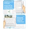 Tobegiga 5 x Reading Magnifier, Hand Magnifier, Lightweight Magnifying Glass