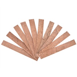 Bnineteenteam Cork Clarinet, Pack of 10 Cork Plates for Saxophone, Replacement Cork, Clarinet, Corks for Clarinet, Musical Instrument Accessories