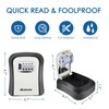 GIVERARE Key Lock Box, 4-Digit Combination Lockbox Aluminum Alloy, Metal
