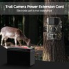 Durable Chew Proof Trail Camera Power Cable fits Stealth Cam,Spypoint,Moultrie,Browning,Wildgame