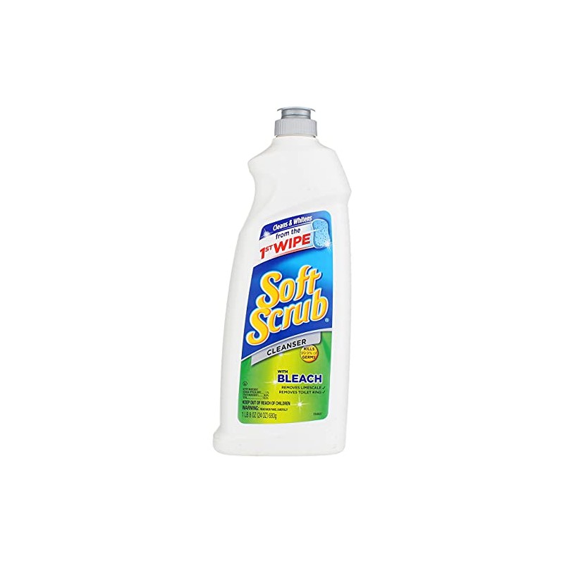 Limpiador de exfoliante suave con lejía, 24 oz (Paquete de