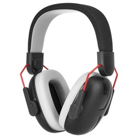 Lilian&Gema Noise Cancelling Ear Defenders Children, 25dB Noise Cancelling Kids Ear Defenders, Child Ear Defenders 4-18, Autism Ear Defenders Kids — Adjustable Headband, Black