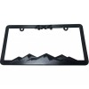 TRD PRO BLACKOUT RAISED LETTER LICENSE PLATE FRAME-4x4-MOUN
