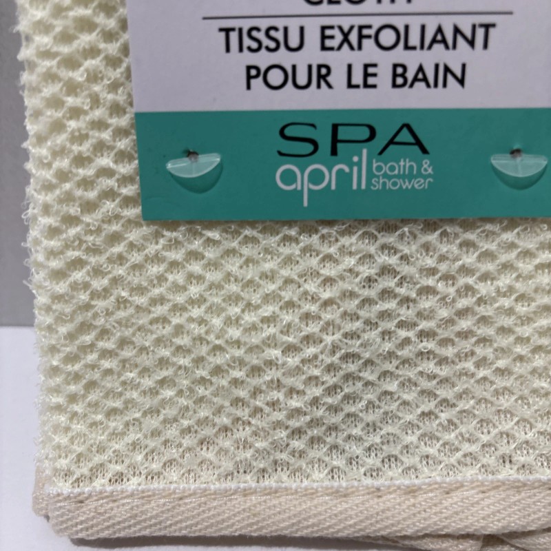 SpaOfficial April Bath & Shower Exfoliating Washcloth Cream Scrub Spa