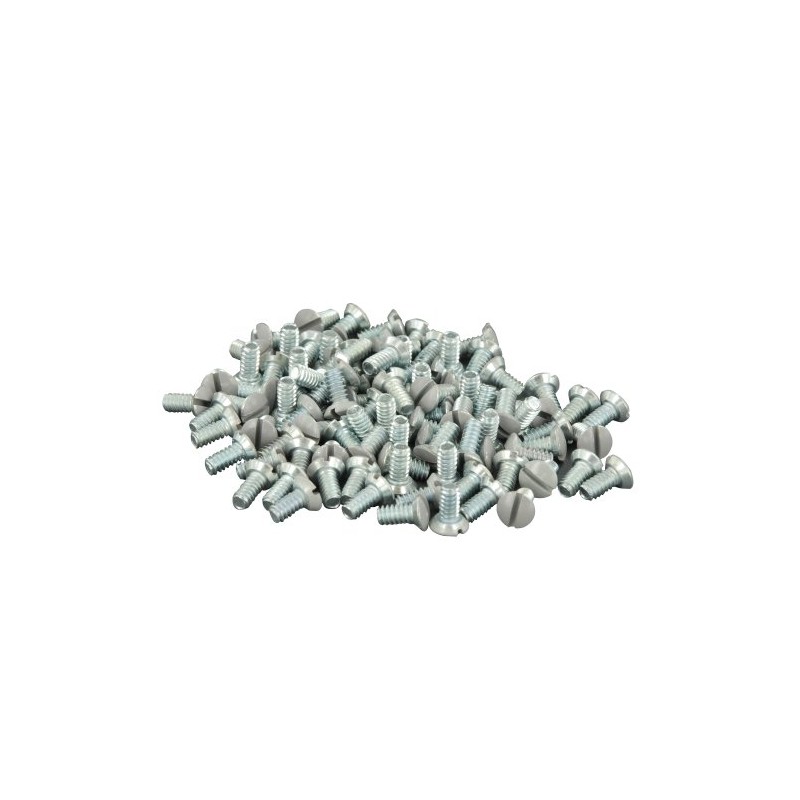 Leviton Replacement Wallplate Screws, Milled Slot Oval Head, 5/16-Inch Long