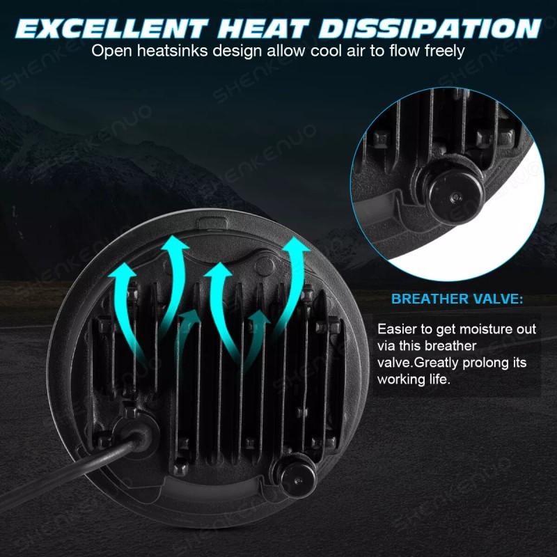 SHENKENUO DOT for Chevy 3100 Truck 1958 1959 4pcs 5.75"
