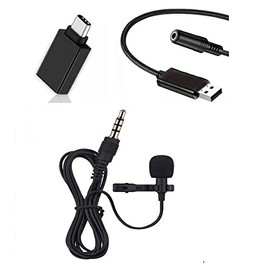 Project Telecom Lavalier Lapel Microphone (3.5mm/USB-A/USB-C) – Clip-On Mic with Metal Clip, Aluminum Alloy Build & Windshield for Phone, PC, Laptop, Zoom, Podcasting, Recording