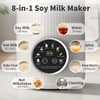 ANHANE 35oz Nut Milk Maker Machine: 8-in-1 Soy Milk Maker