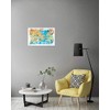 artboxONE Poster Cities Rio de Janeiro Illustrated Map - Picture