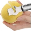 Pack of 2 Stainless Steel Orange Peeler Lemon Grater Zester
