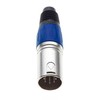 Keple 5 Pole XLR Plug, Blue - Male Audio Mic